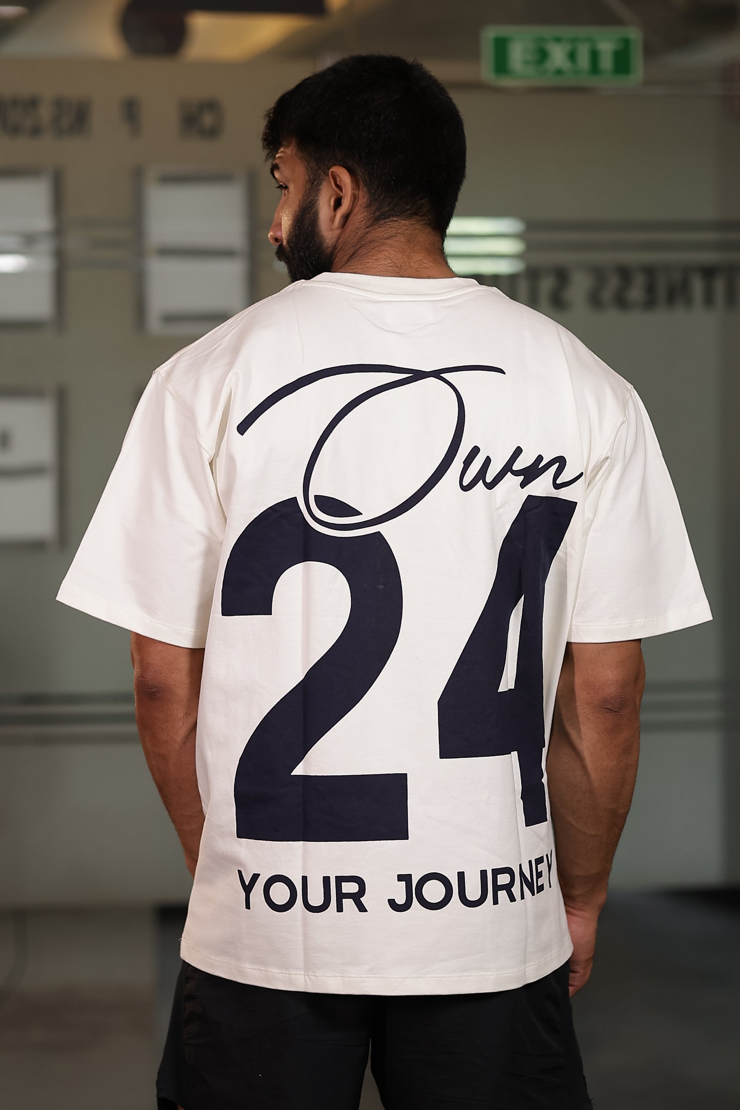24 Oversized Tee Navy Blue