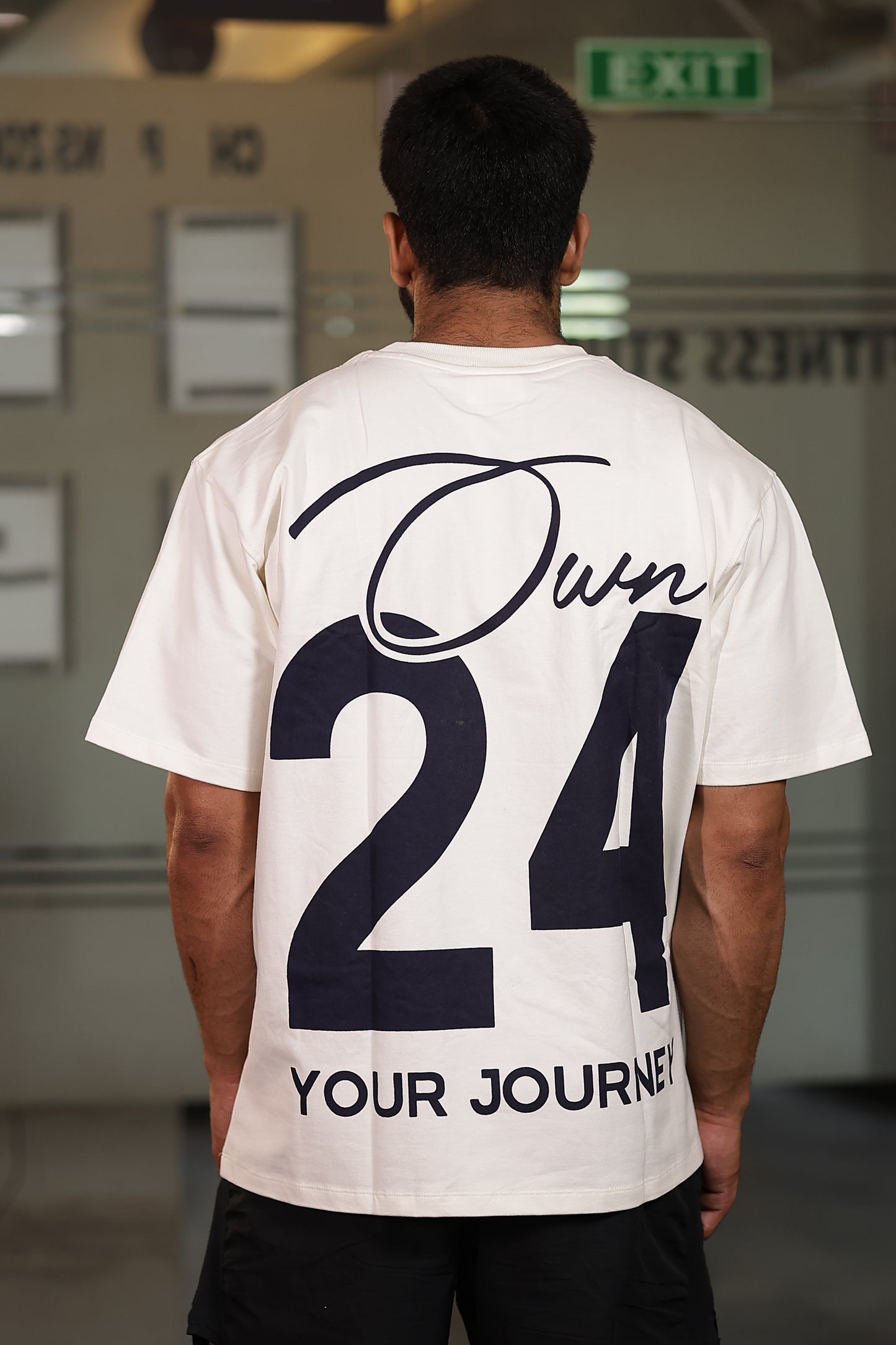 24 Oversized Tee Navy Blue