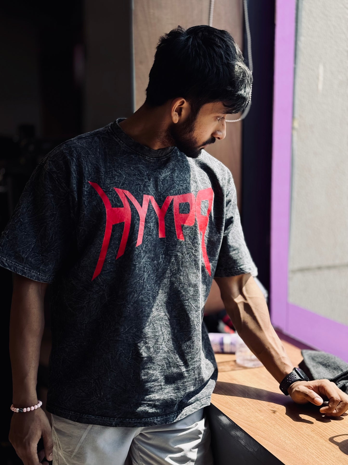 Acid Wash 777 Oversized Tee
