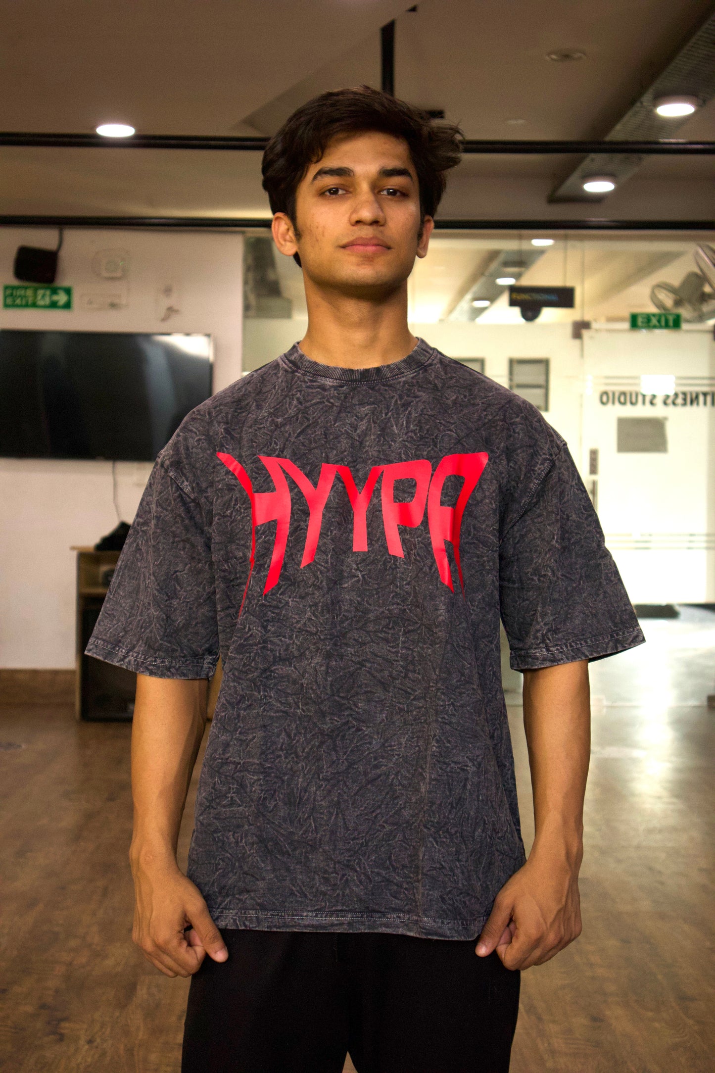 Acid Wash 777 Oversized Tee
