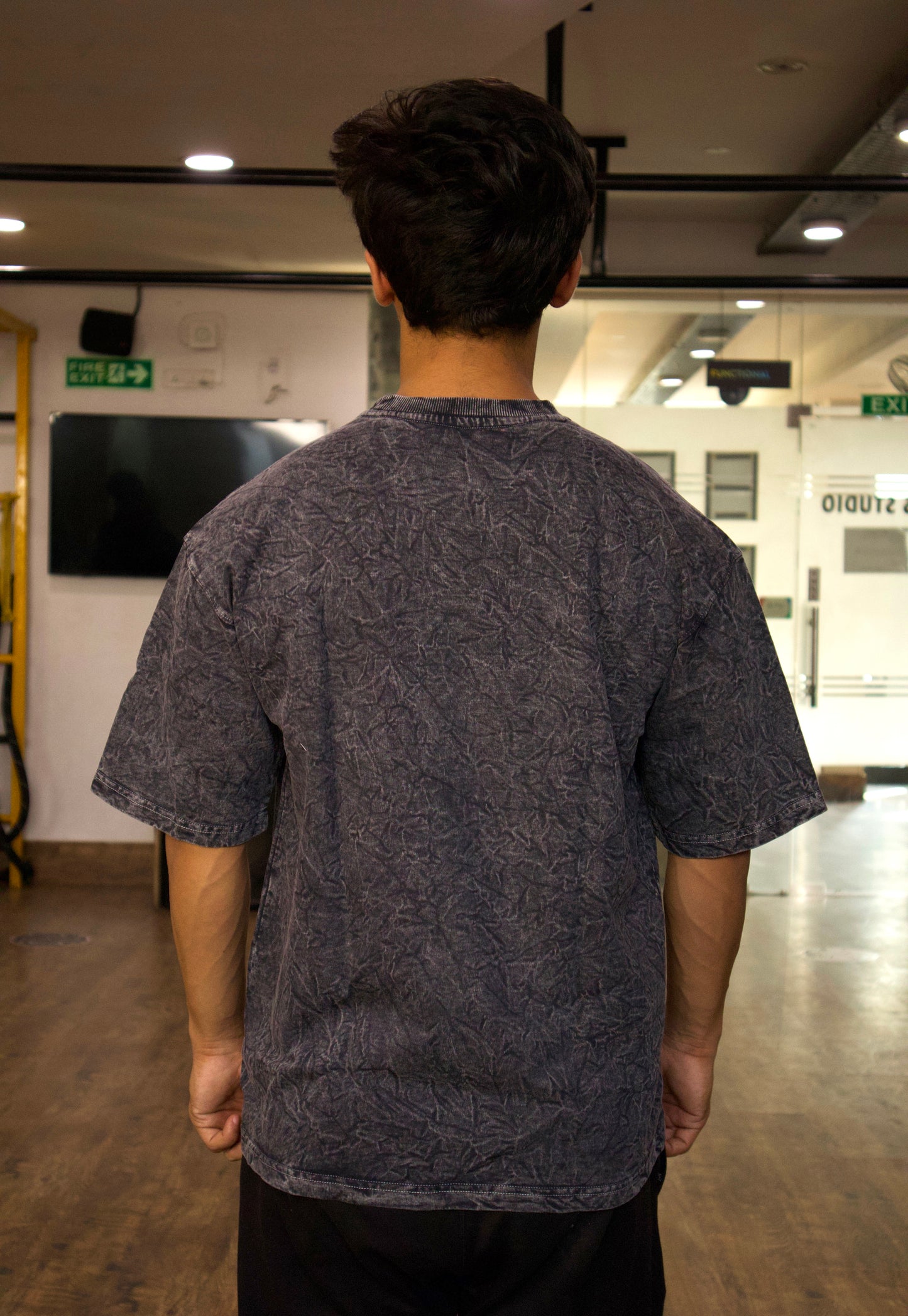 Acid Wash 777 Oversized Tee