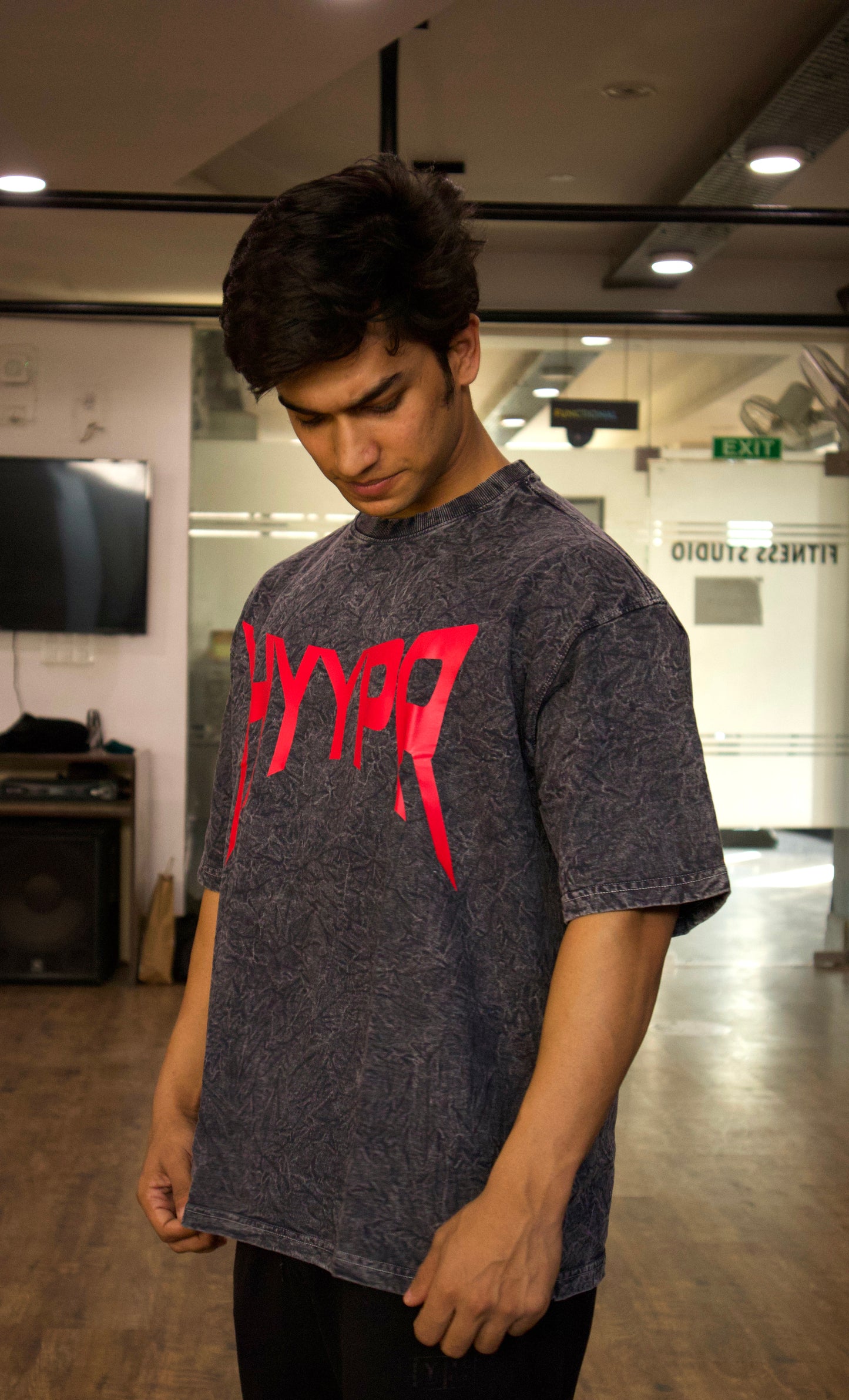 Acid Wash 777 Oversized Tee