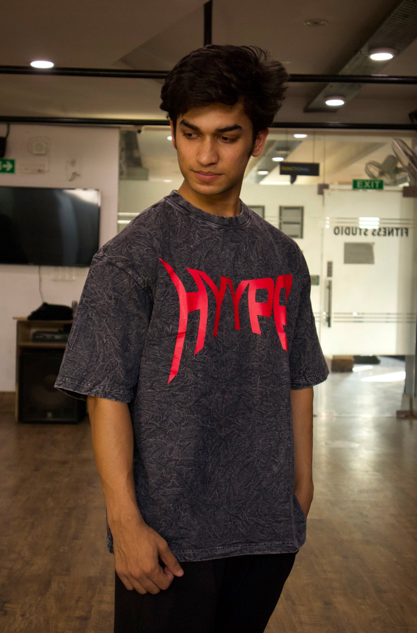 Acid Wash 777 Oversized Tee
