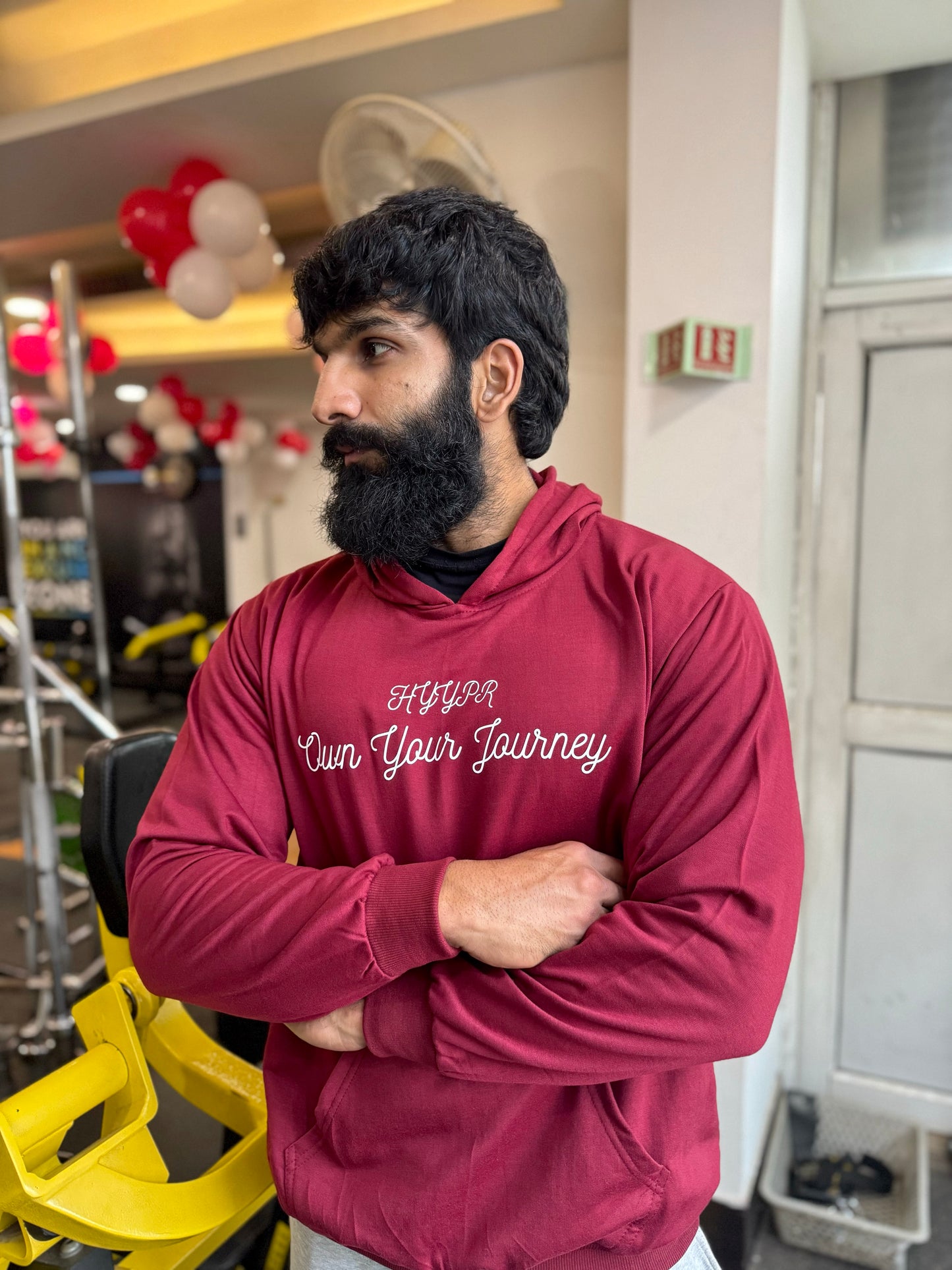 699 Holiday Hoodie ( Maroon )
