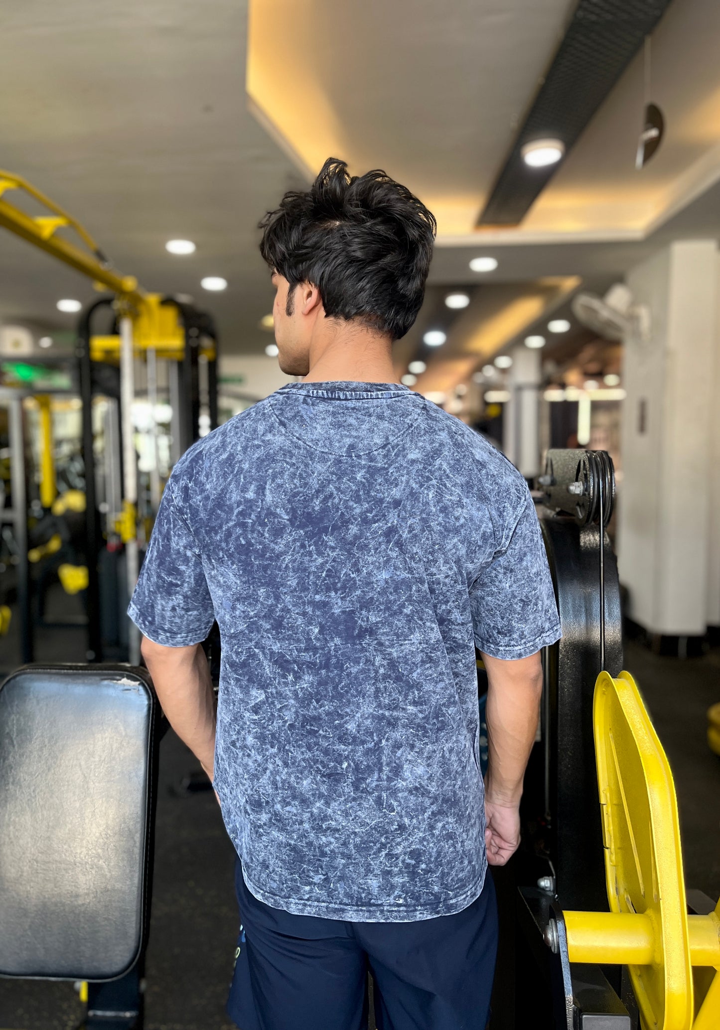 547 Acid Wash Tee (Blue)