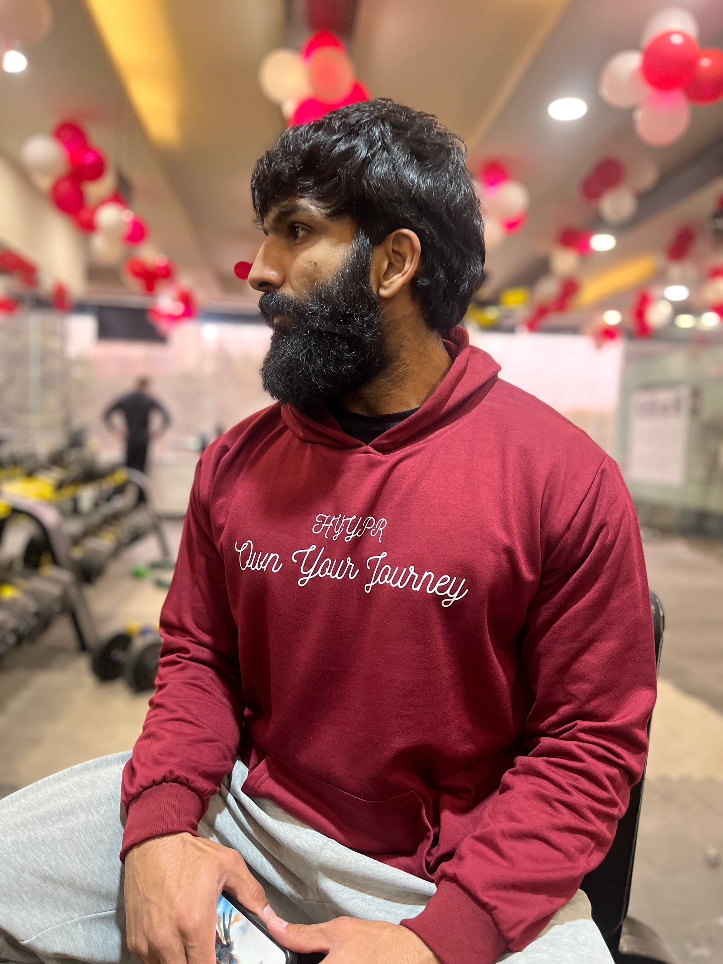 699 Holiday Hoodie ( Maroon )
