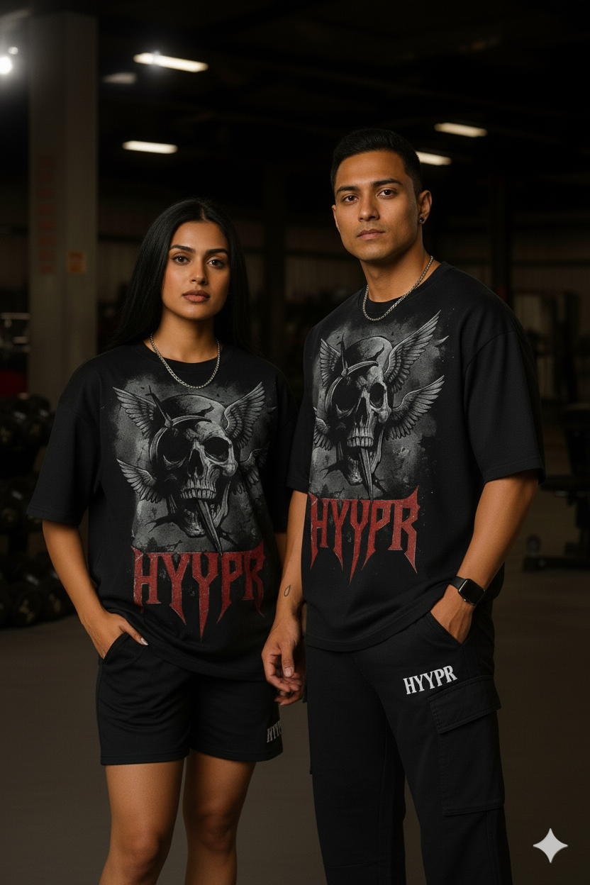 062 Oversized Skull Tee