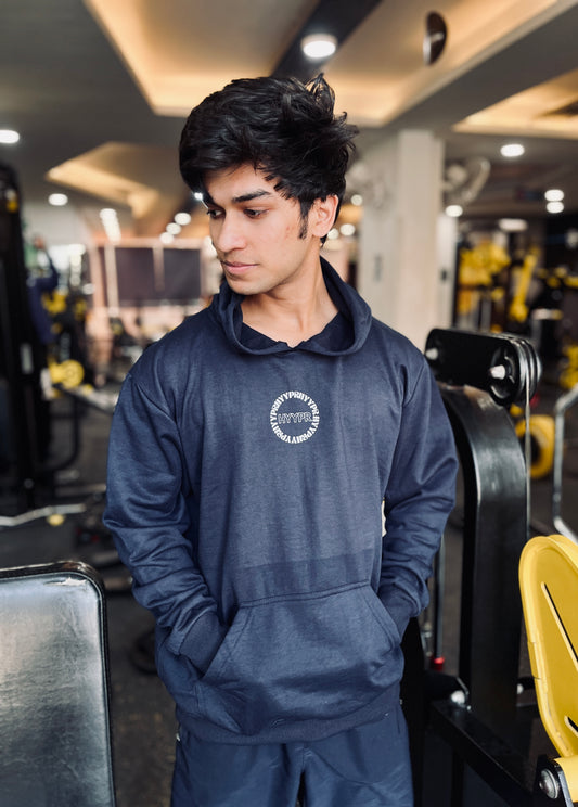 676 Basic Hoodie (Navy Blue)